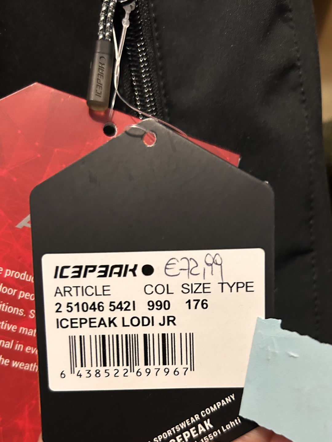 pantaloni sci Icepeak 15 anni - 176cm mai usati
