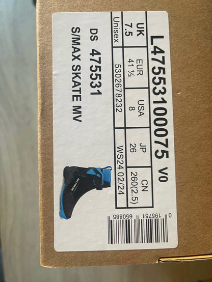 Scarponi Salomon S/max Carbon skate tg. 41 1/3  sci fondo nuovi