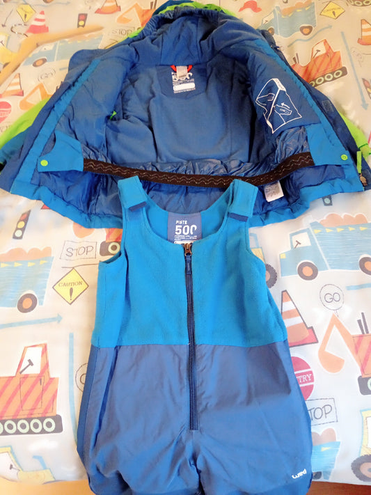 completo sci bambino 3/4 anni Wedze usato