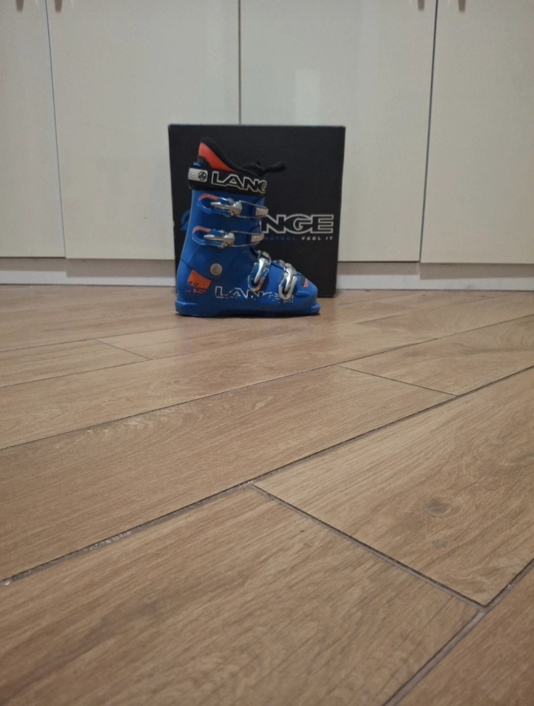 Scarponi sci gara bambino Lange RS 60 tg. 21.5 usati