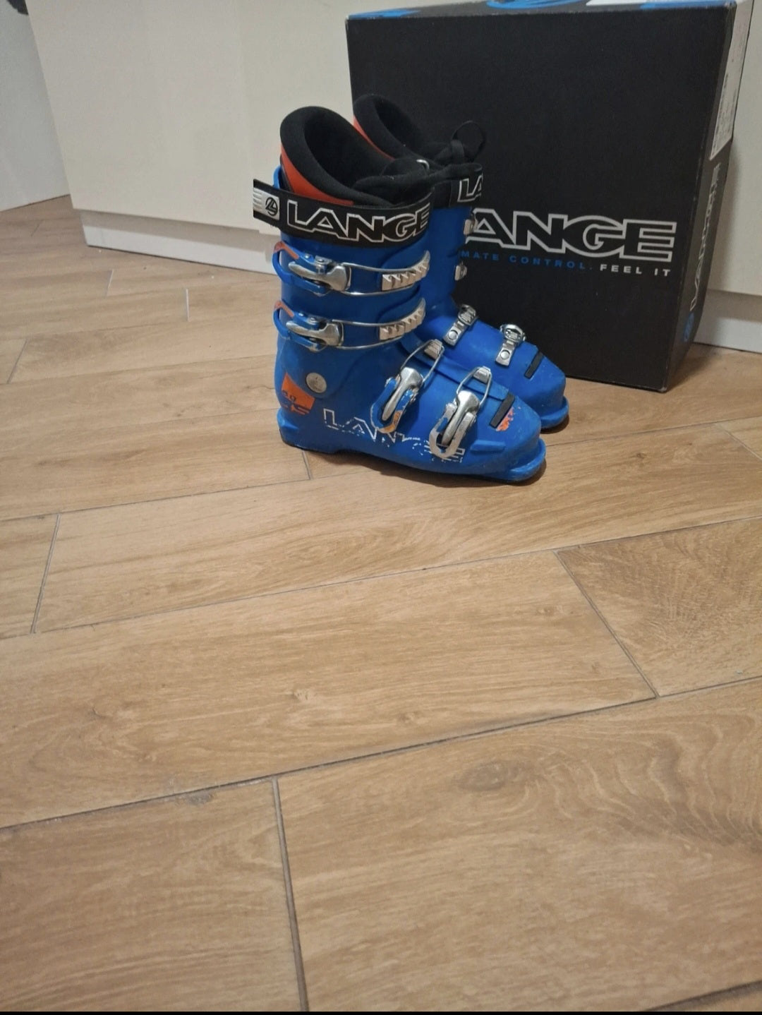 Scarponi sci gara bambino Lange RS 60 tg. 21.5 usati