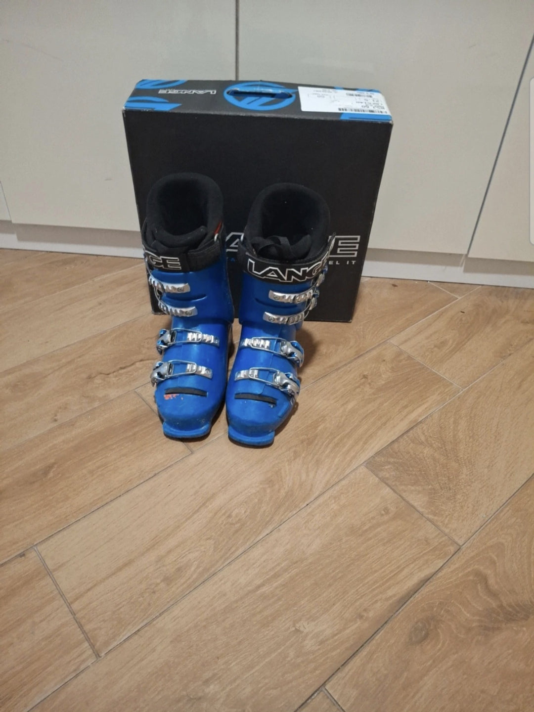 Scarponi sci gara bambino Lange RS 60 tg. 21.5 usati