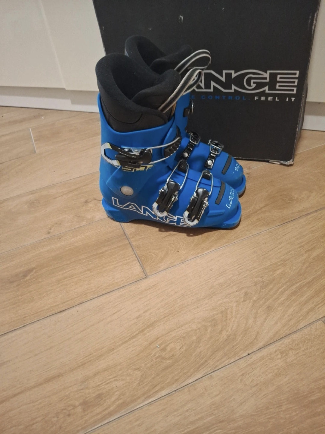 Scarponi sci gara bambino Lange TGS 50R tg. 17-18.5 usati