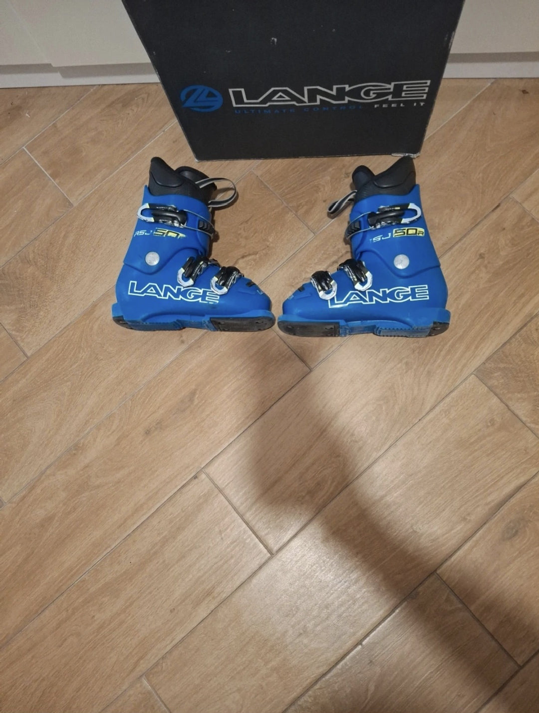 Scarponi sci gara bambino Lange TGS 50R tg. 17-18.5 usati