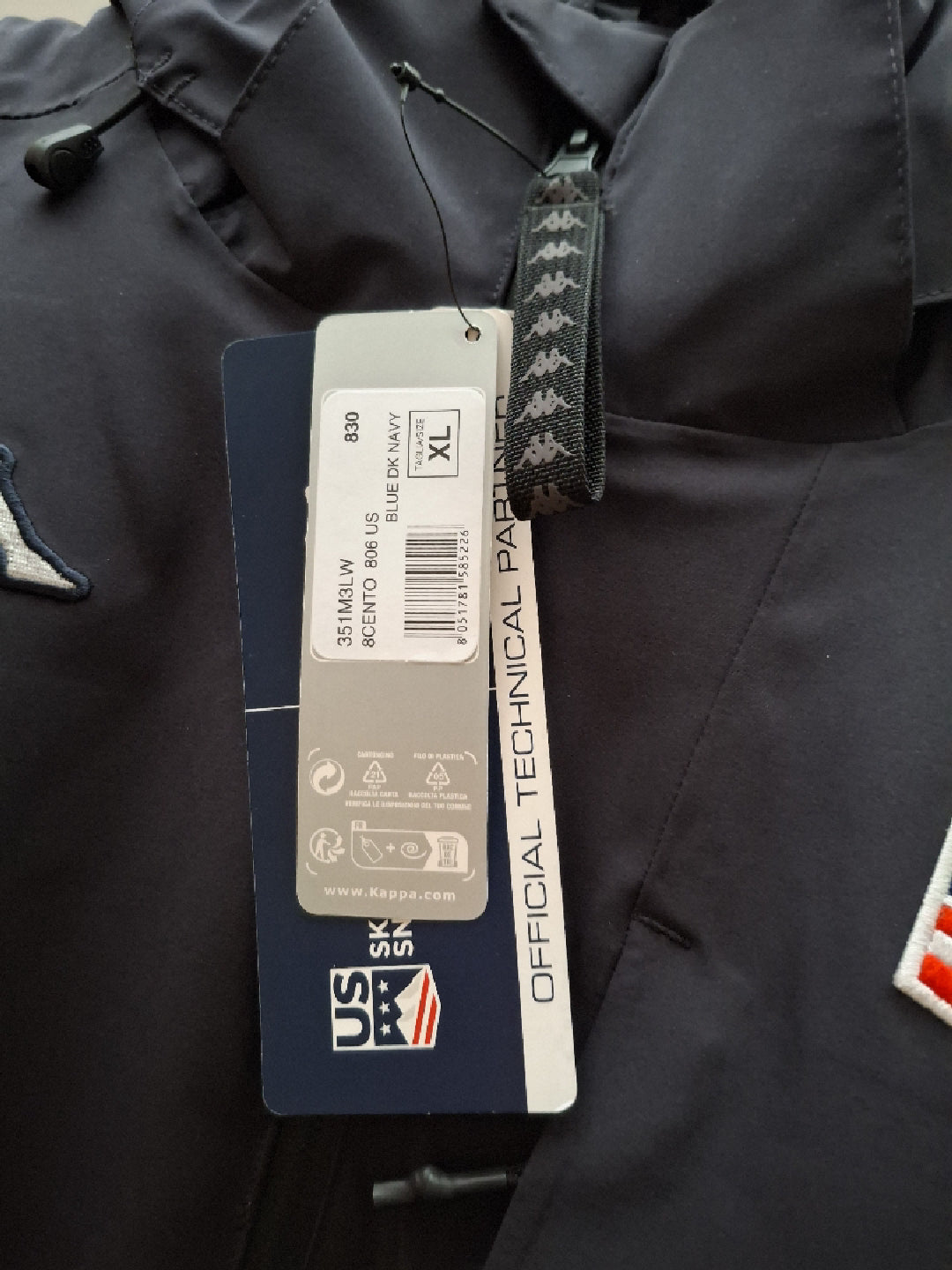 Giacca da sci della Kappa USA tg XL nuova