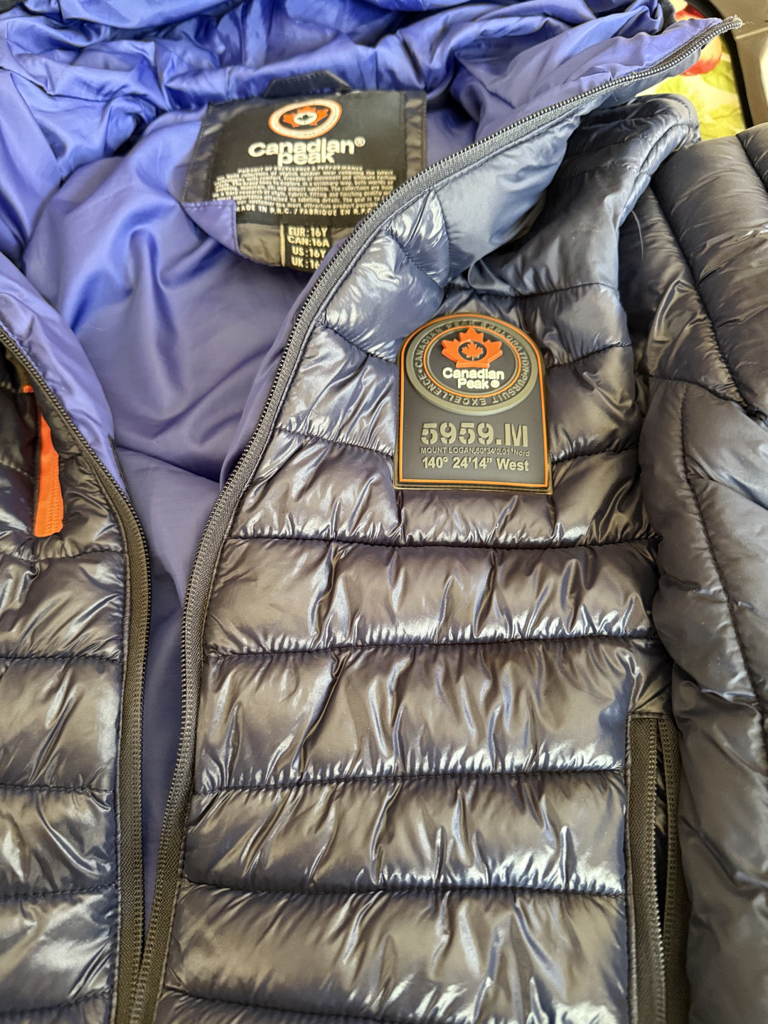 Giacca Canadian Peak Jr tg. 16 anni usata