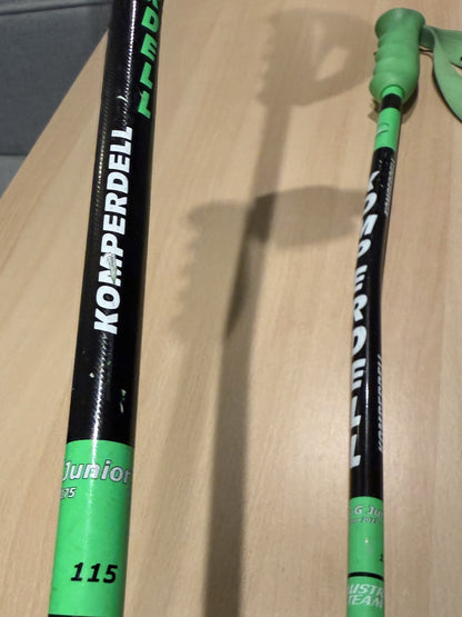 Bastoni sci Komperdell GS 115cm 16 mm usati
