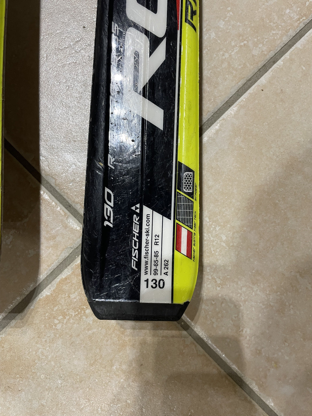 Sci Fischer 130 RC4 Race junior 130cm r12 usati