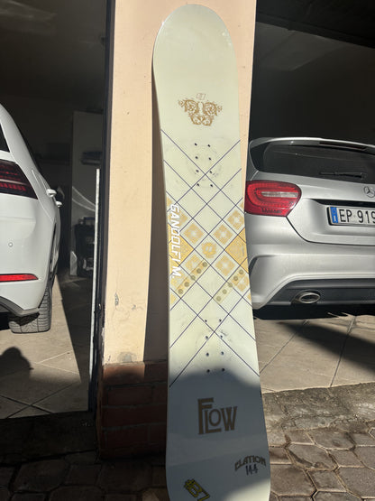 tavola snowboard flow elation donna 144cm usati