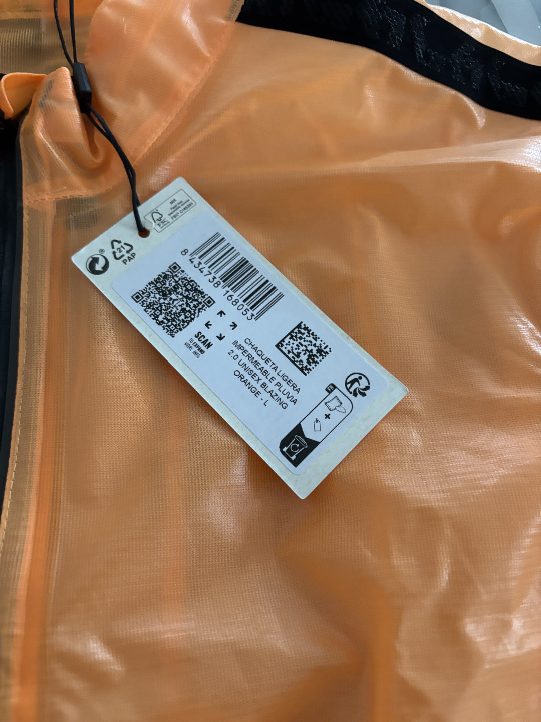 Mantella per bici size L