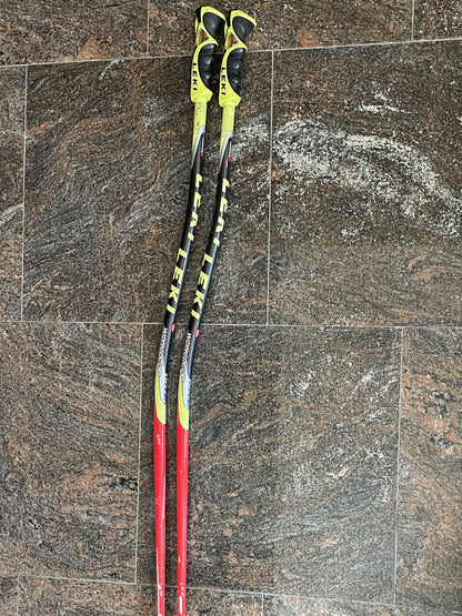 Bastoncini da sci Leki WC 100 cm alluminio usati