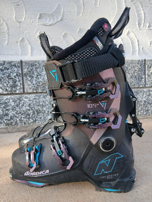 Scarponi sci Nordica Unlimited 105 DYN L99 W tg. 38 24.5cm usati
