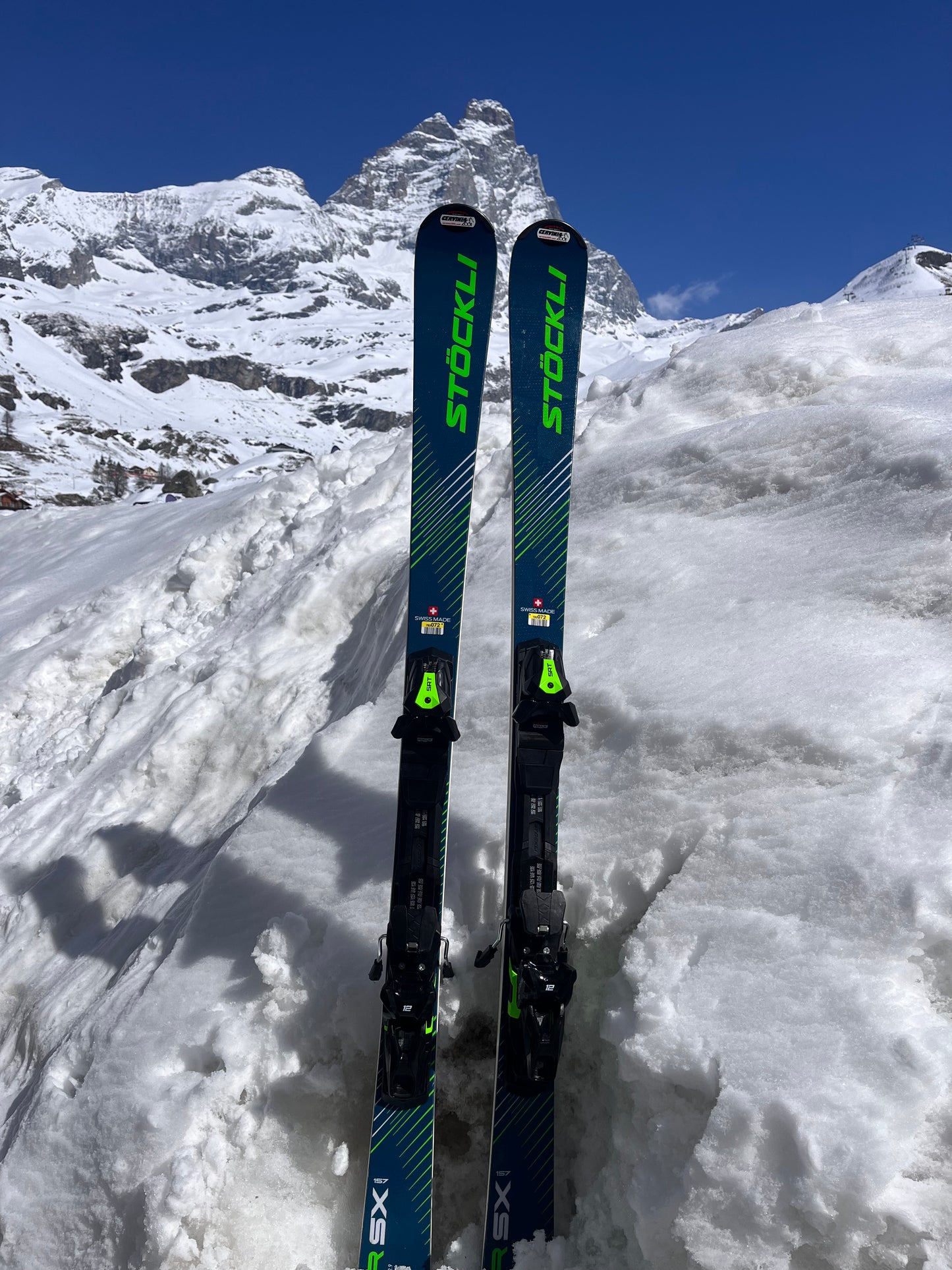 157cm Stockli Laser SX 2026 + SRT 12 usato ex noleggio