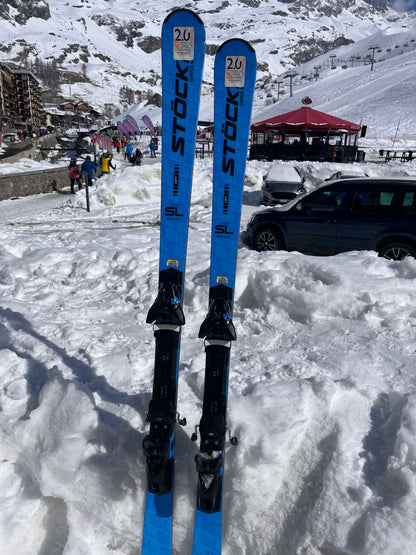 165cm Stockli Laser SL 2025 + SRT 12 usato ex noleggio