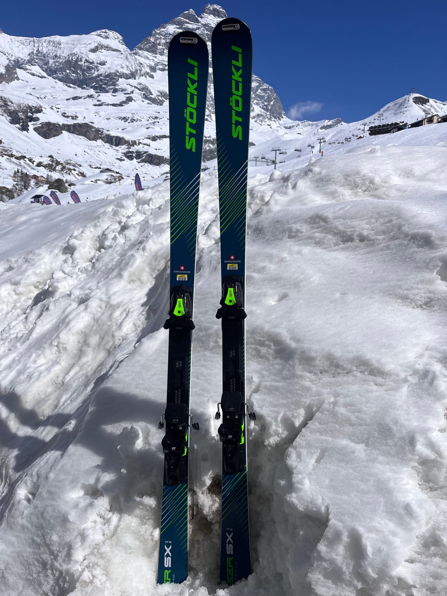 173cm Stockli Laser SX 2026 + SRT 12 usato ex noleggio