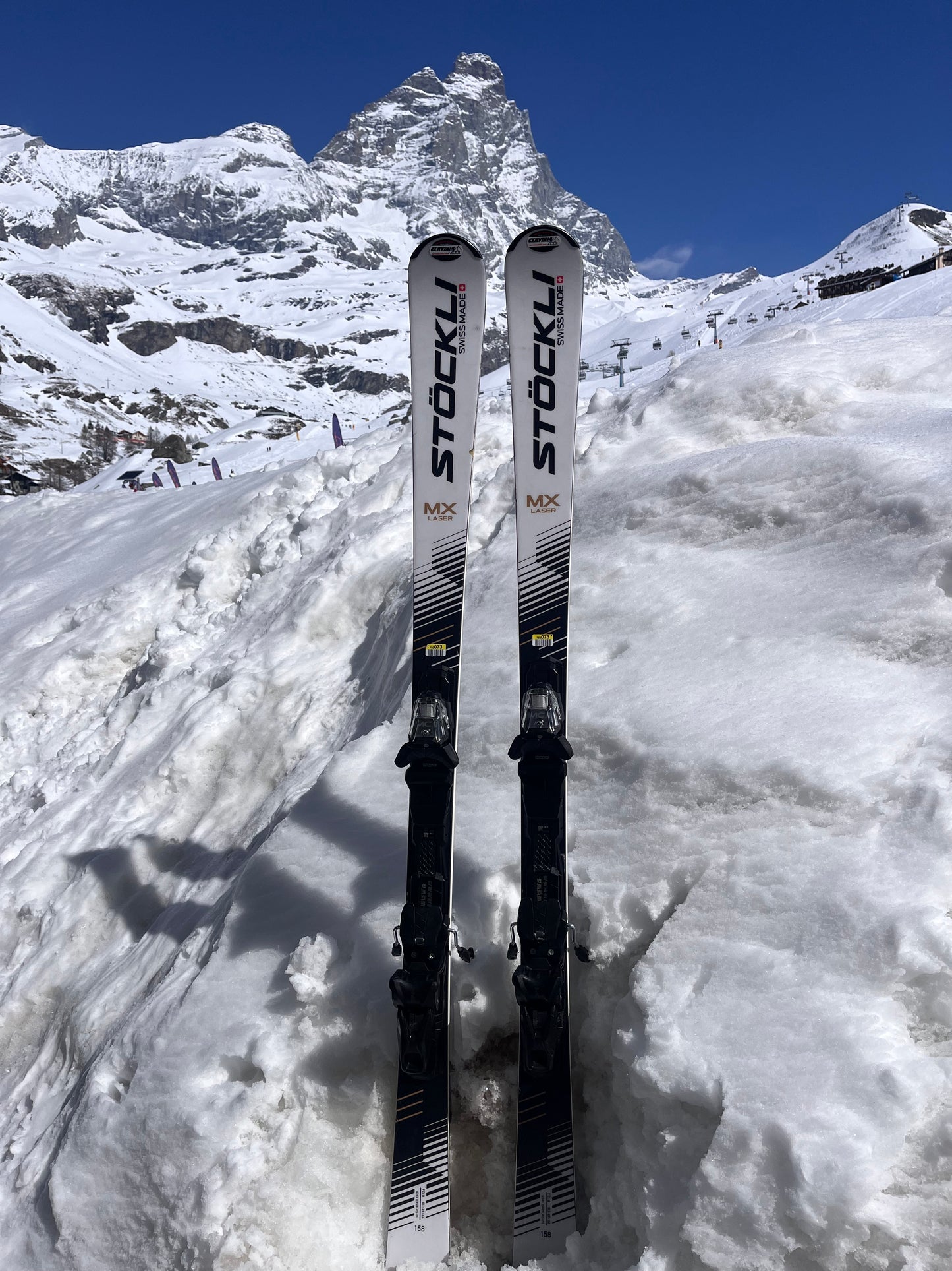158cm Stockli Laser MX 2024 + MC11 usato ex noleggio