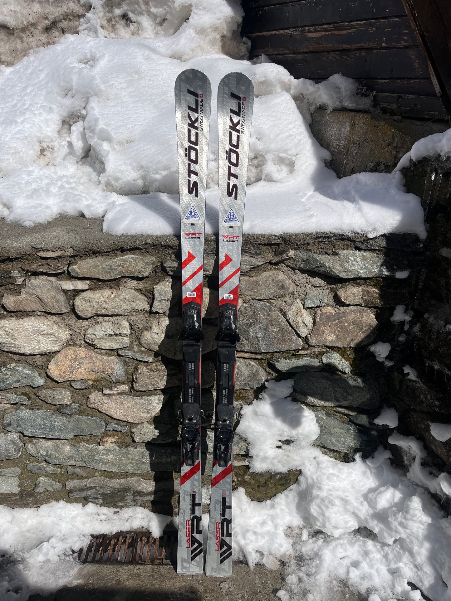 178cm Stockli Laser WRT Pro 2026 + SRT 12 usato ex noleggio
