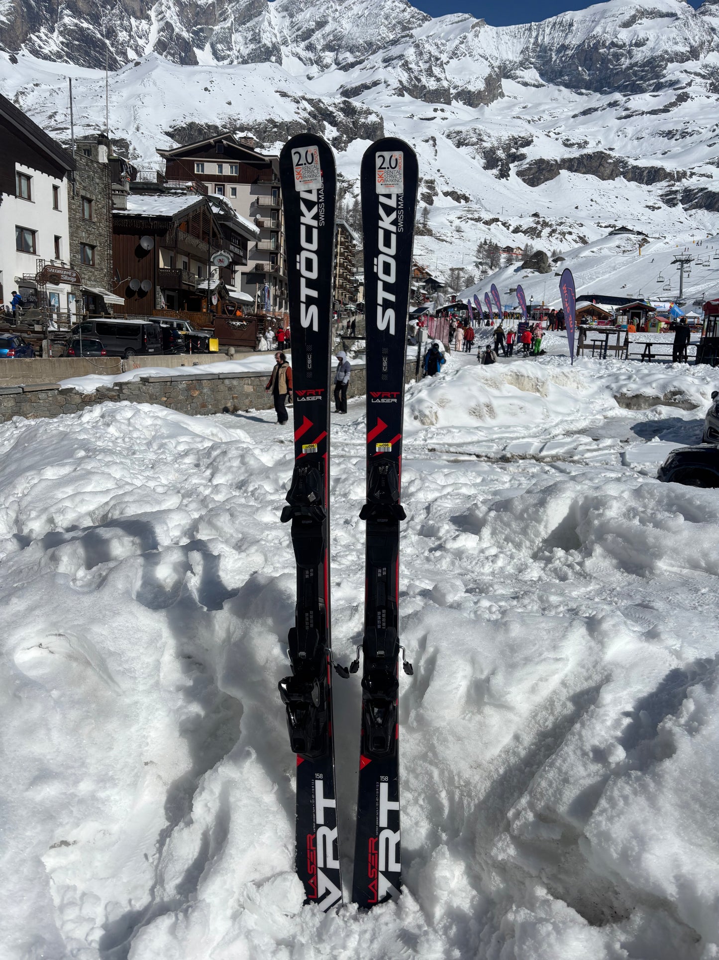 158cm Stockli Laser WRT 2026 + SRT 12 usato ex noleggio