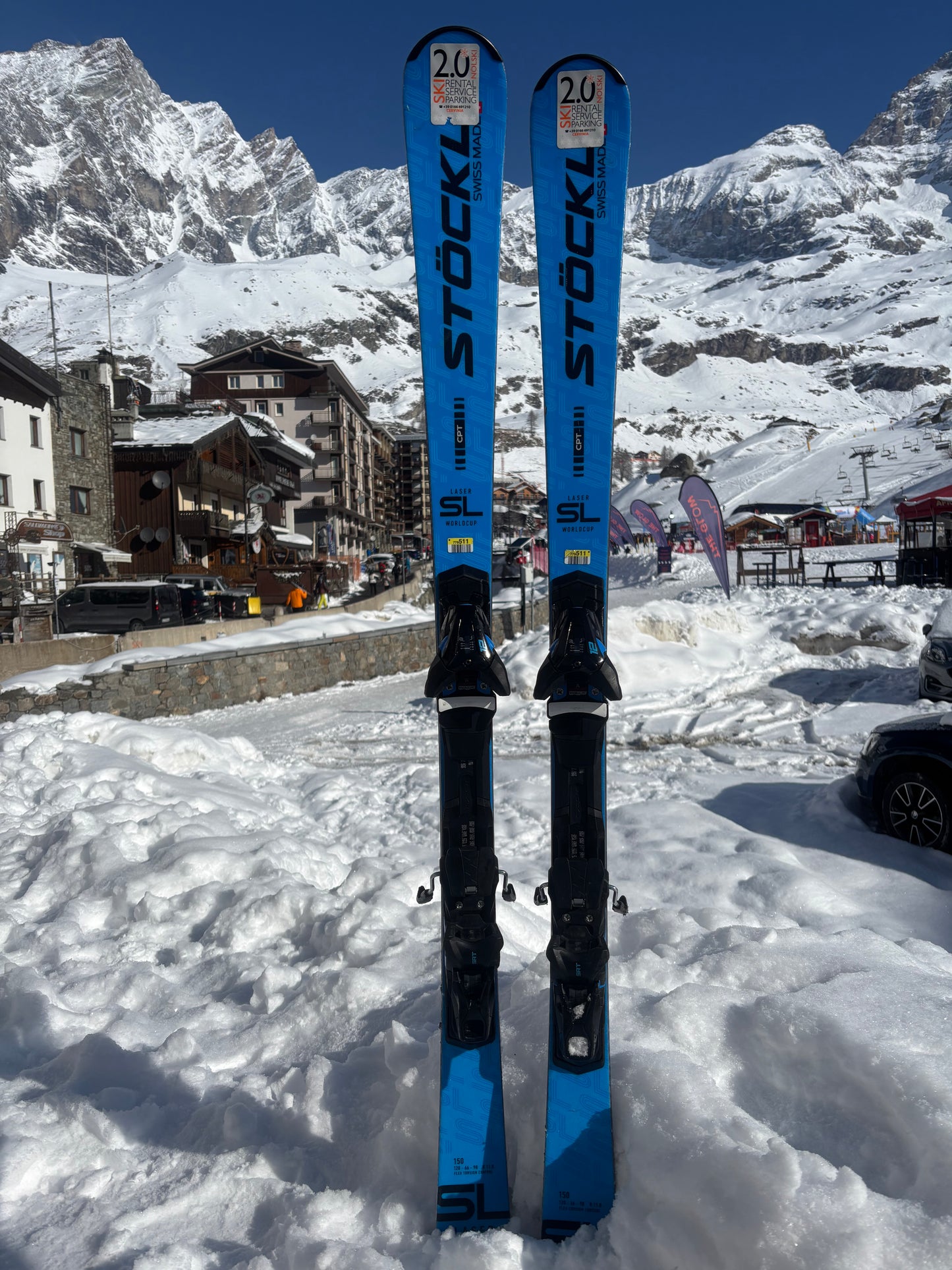 150cm Stockli Laser SL 2025 + SRT 12 usato ex noleggio
