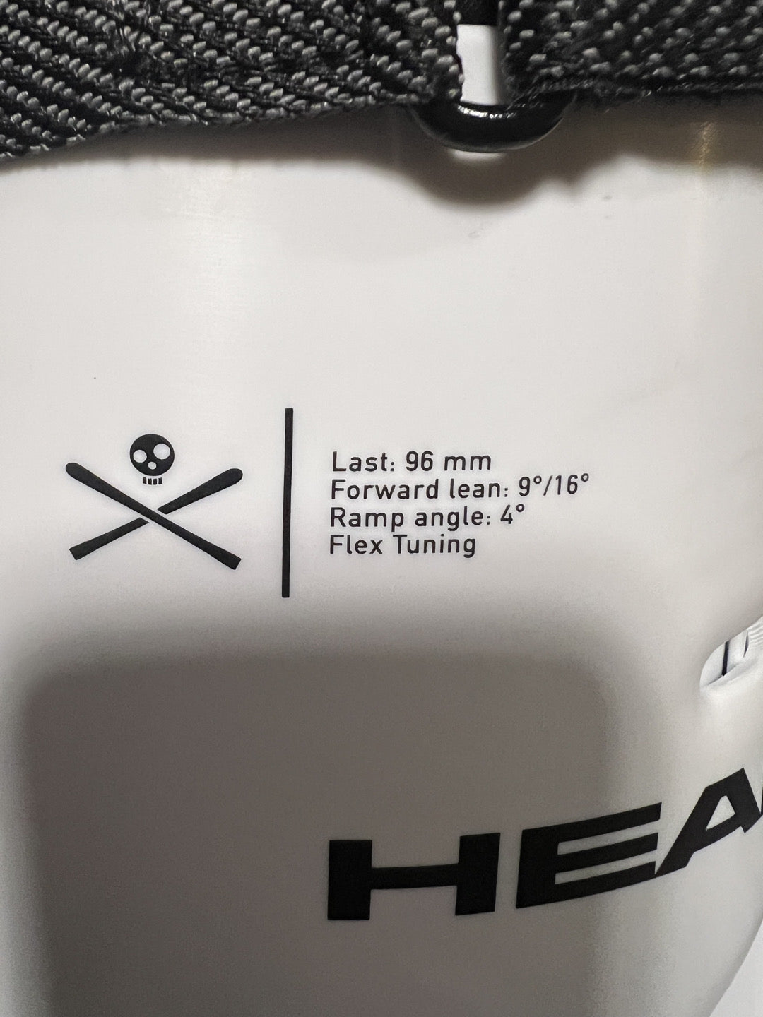 Head Raptor WCR 120 White tg 26.5 usati una volta