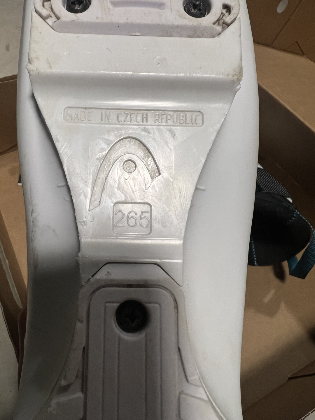 Head Raptor WCR 120 White tg 26.5 usati una volta