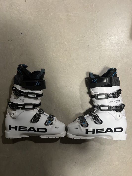 Head Raptor WCR 120 White tg 26.5 usati una volta