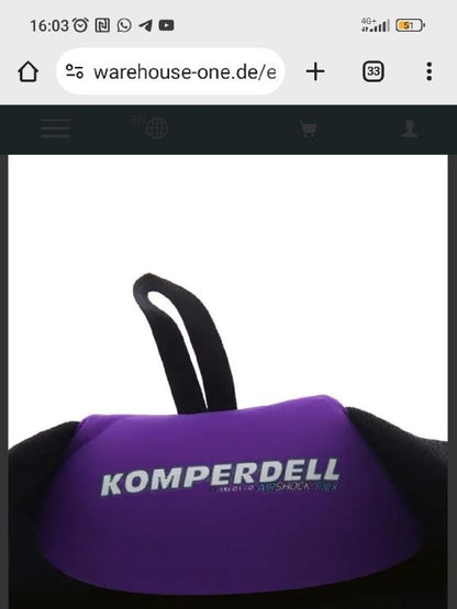 Protezione schiena sci Komperdell AirShock Flex tg. M nuova