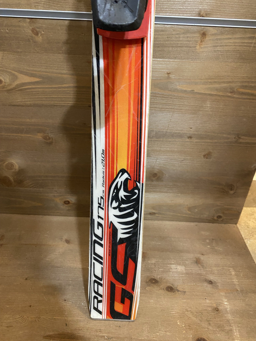 sci Volkl racetiger gs gara, 175 raggio 21 usato