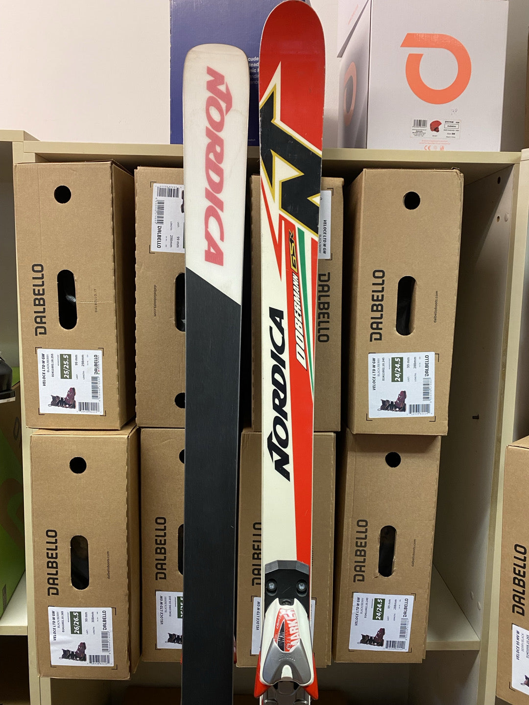 Sci Nordica gs wc 191cm r27 + marker 16 usati