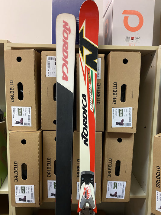 Sci Nordica gs wc 191cm r27 + marker 16 usati