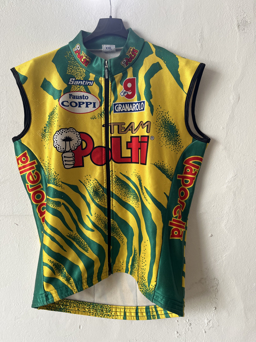 Gilet Ciclismo Santini Team Polti tg XXL VINTAGE