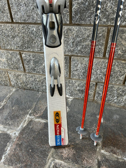 Sci Salomon rc equipe 10 + racchette 176cm usati