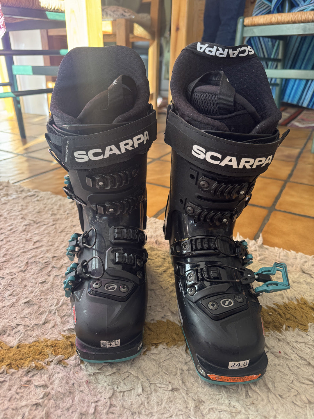 Scarponi scialpinismo Scarpa 4  donna tg. 24 nuovi mai usati