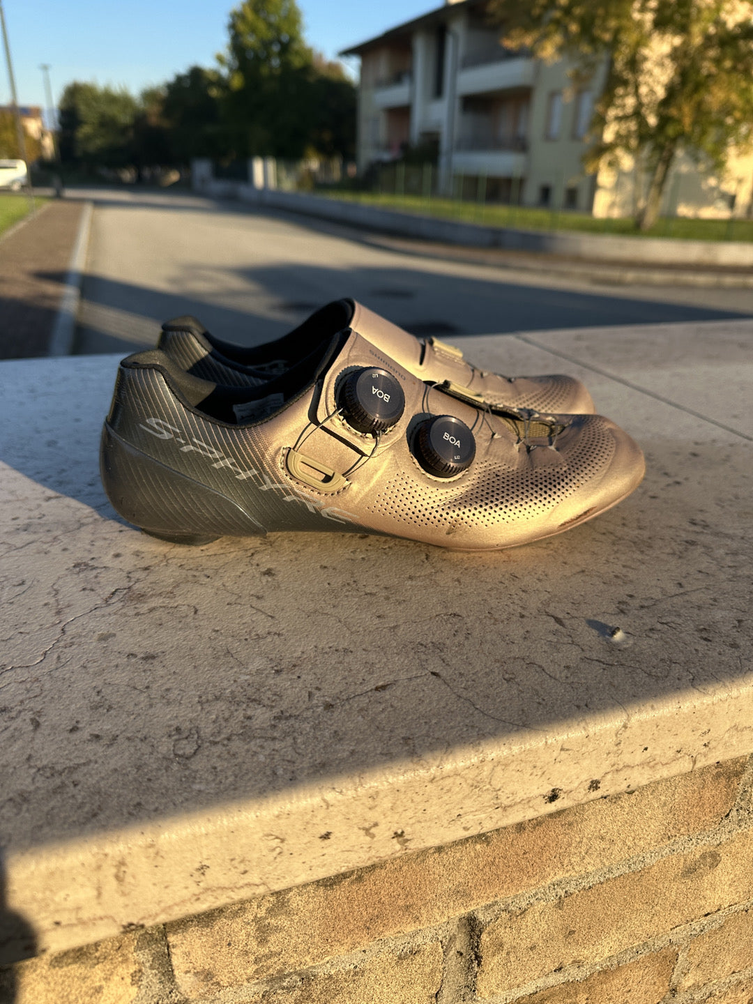 Scarpe Shimano S-phyre RC9S tg. 41 (25.8cm) usate