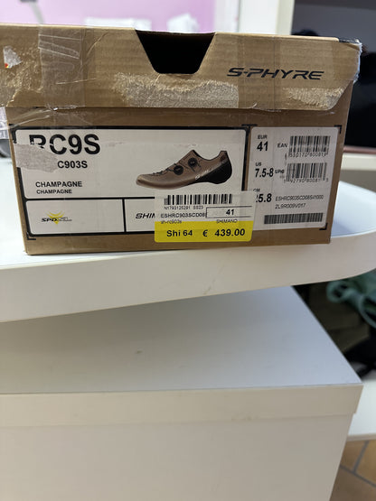 Scarpe Shimano S-phyre RC9S tg. 41 (25.8cm) usate