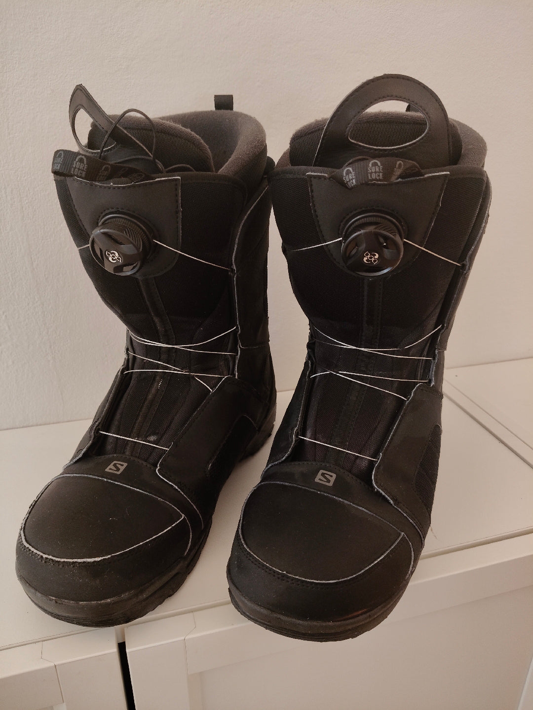 Scarponi snowboard Snowboard SALOMON Titan BOA tg. 45 usati