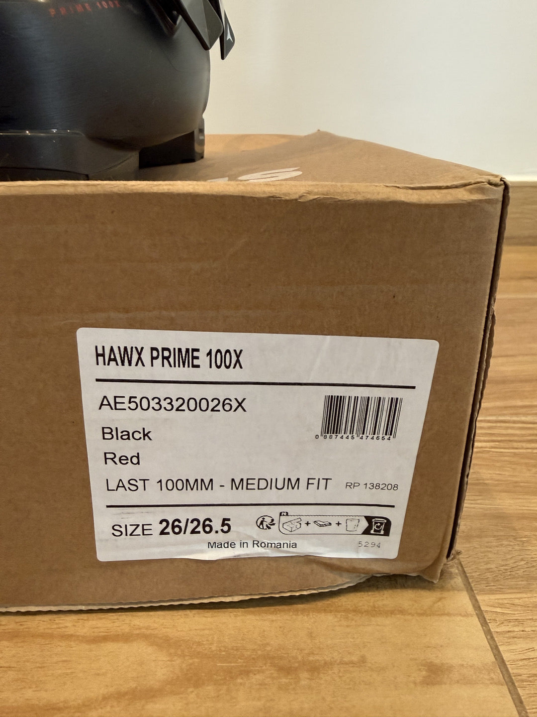 SCARPONI SCI ATOMIC HAWX PRIME 100X tg 26.5 usati poco