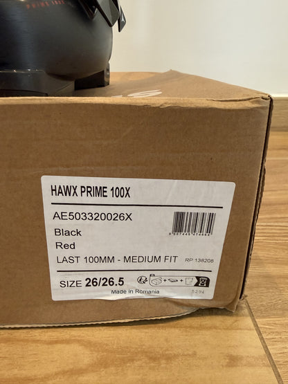 SCARPONI SCI ATOMIC HAWX PRIME 100X tg 26.5 usati poco