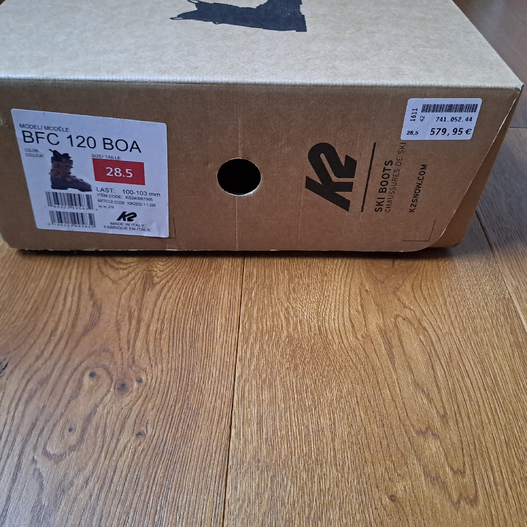 Scarponi sci K2 BFC 120 BOA 28.5 usati