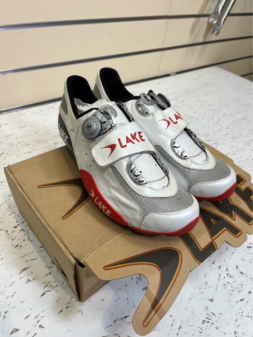 Scarpe ciclismo Lake pelle di canguro BOA 43 – Weply