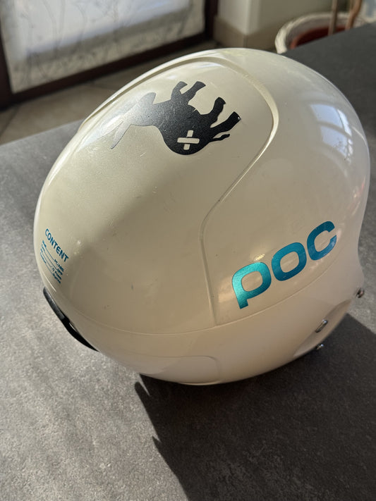 Casco sci POC tg. 53-54cm + mentoniera usato