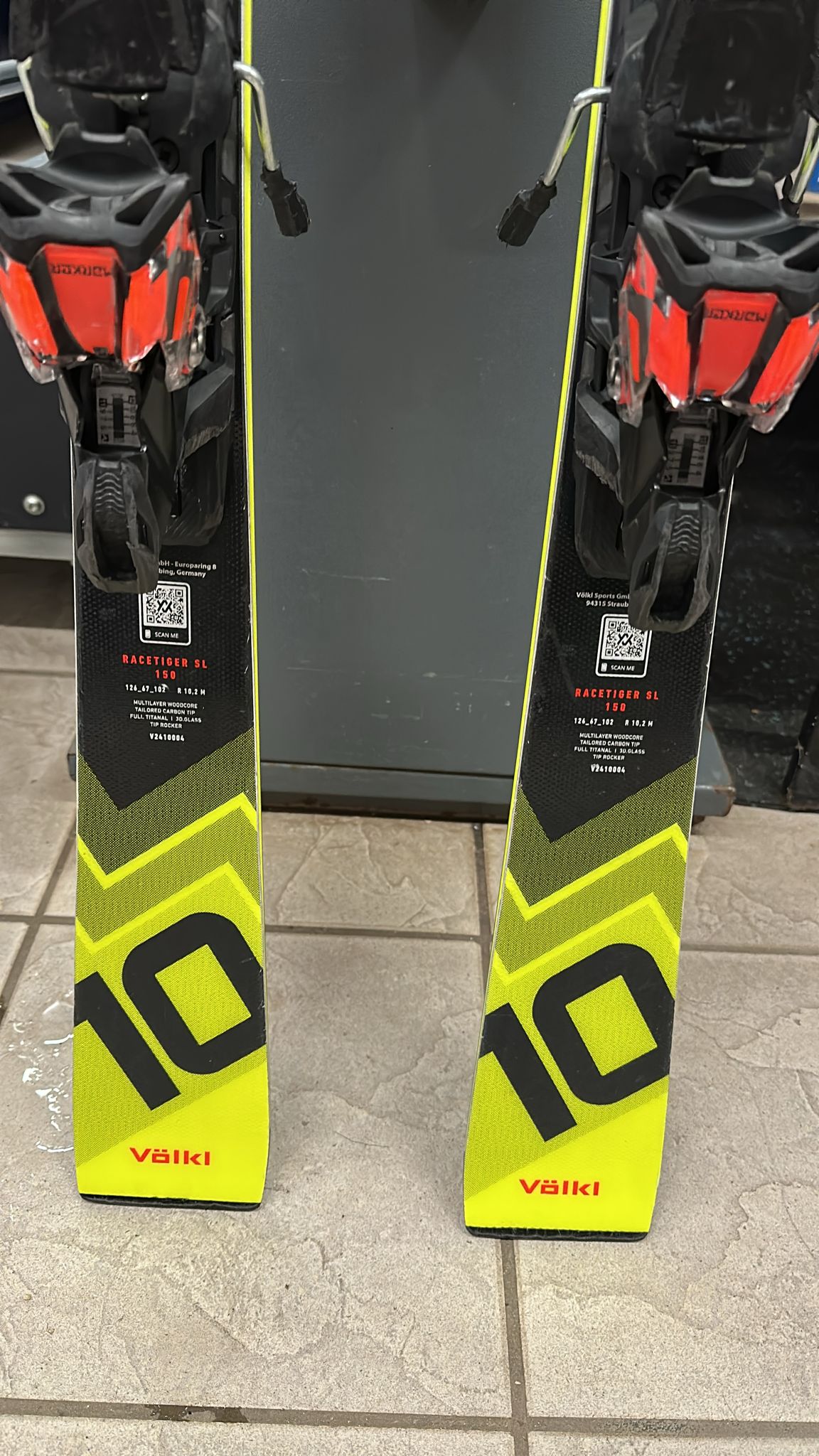 150cm Sci Usato Volkl Racetiger SL + RMotion 3 12 Gw 2025 Adulto