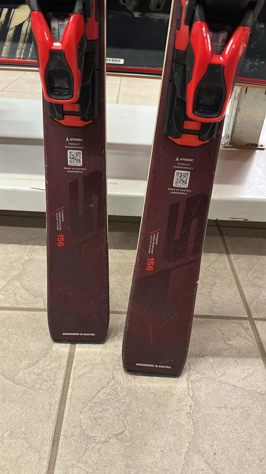 156cm Sci Usato Atomic Redster S7 2025 + Mi 12 GW Adulto