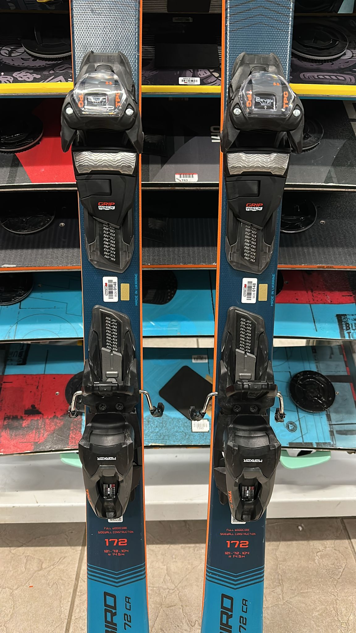 172cm Sci Blizzard Stormbird 72 CA + TPC11 Demo 2026 usato