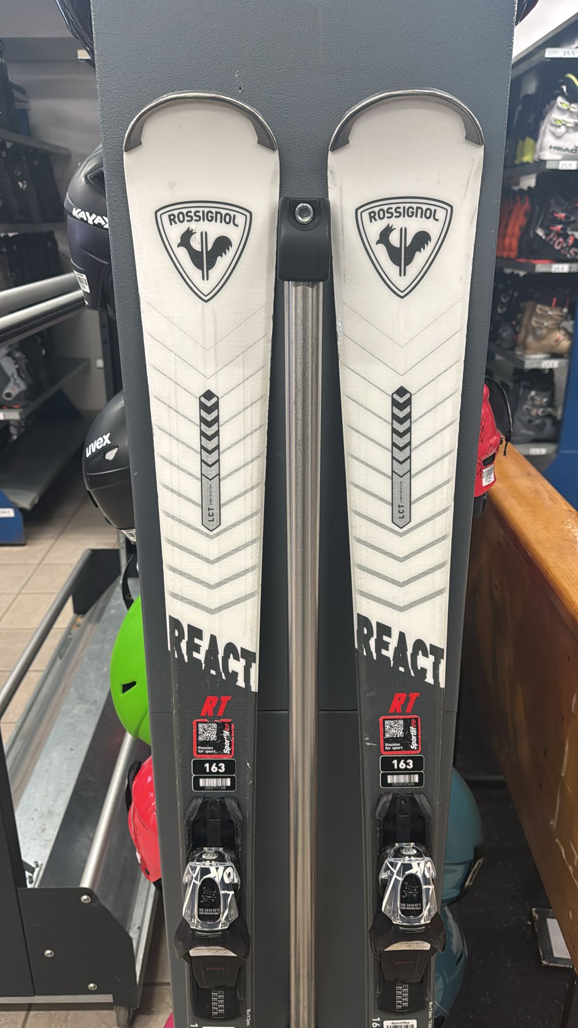 163cm Sci Usato Rossignol React Rt 2025 + Xpress 11 GW Adulto