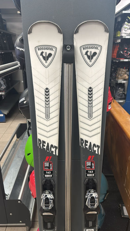 163cm Sci Usato Rossignol React Rt 2025 + Xpress 11 GW Adulto