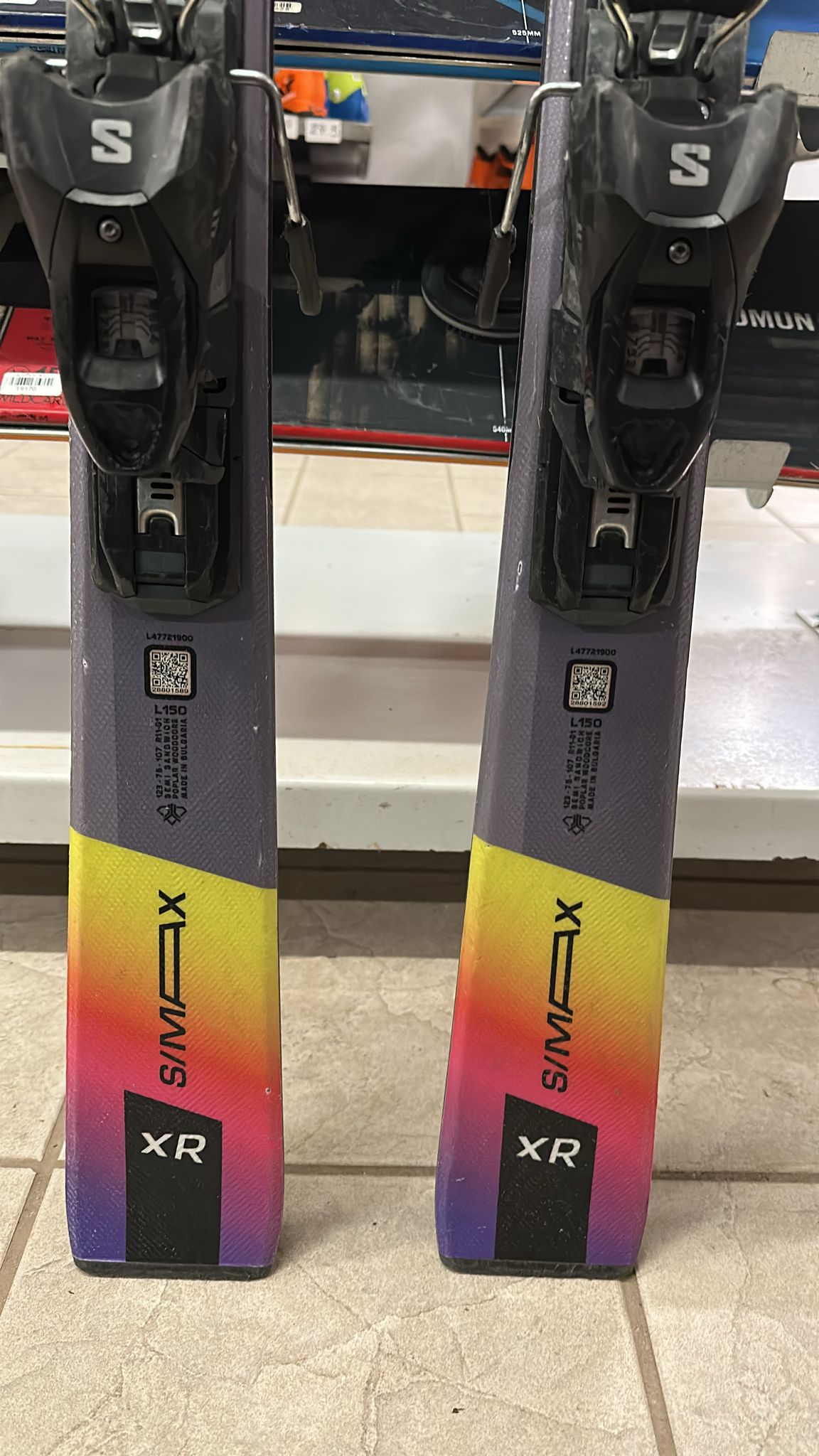 150cm Sci Usato Salomon S/Max XR 2025 + M10 GW Adulto