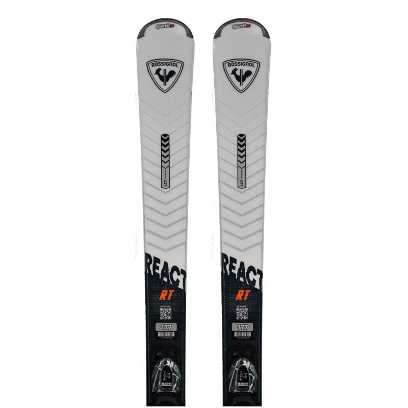 177cm Sci Usato Rossignol React Rt + Xpress 11 GW 2023 Adulto