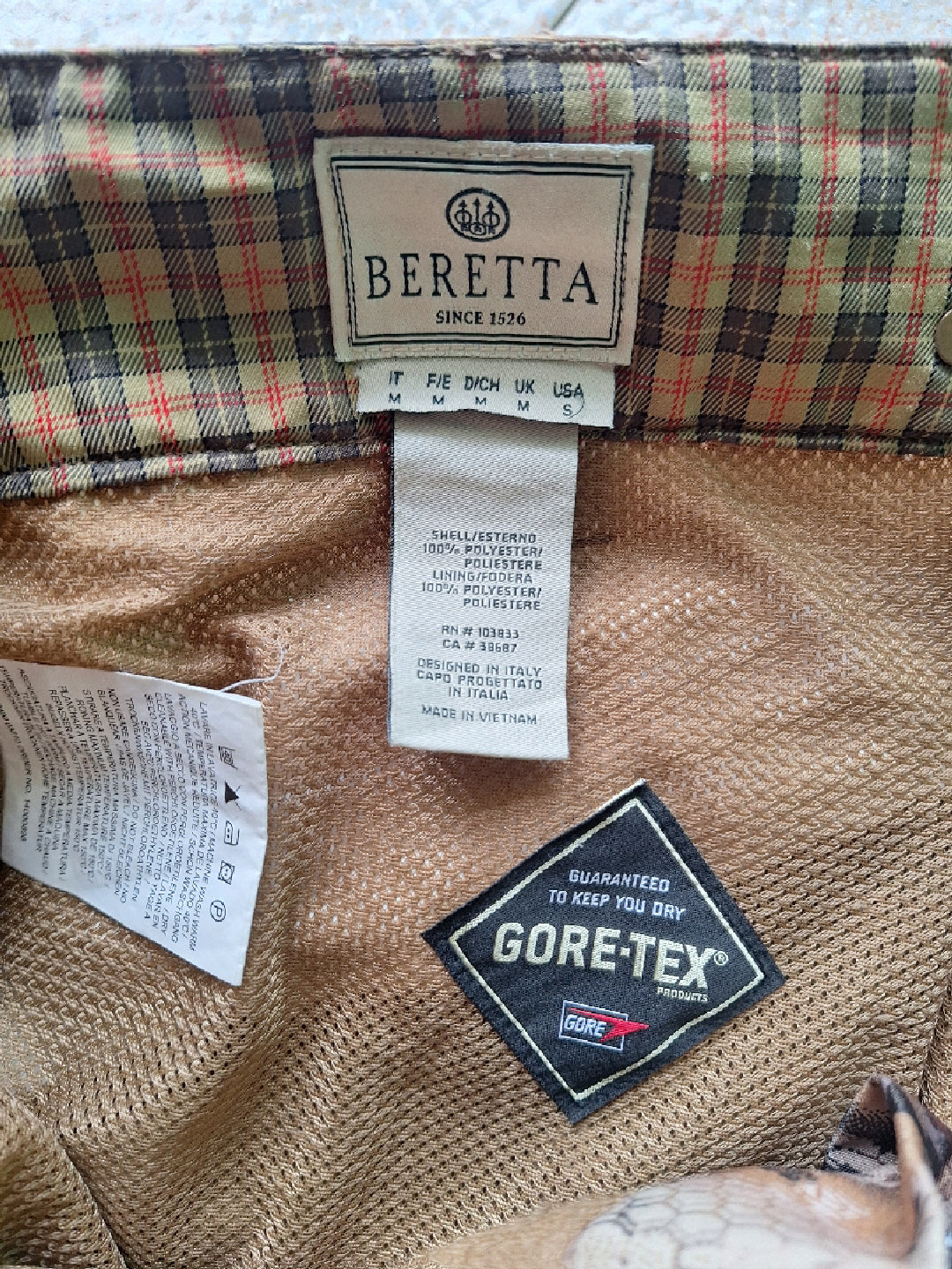 Completo sci Beretta Canneto gore-tex tg M / L usato poco