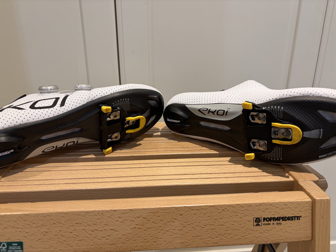 Scarpe ciclismo EKOI Racing C12 FULL CARBON PRO tg. 45 usate